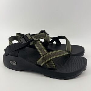 Chaco Z/1 Classic Mens Size 10 Sport Sandals Brown Olive Green Vibram Hiking